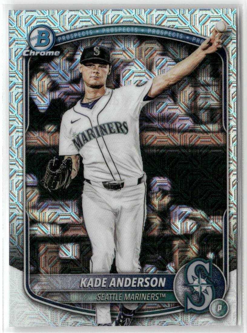 2025 Bowman Draft #BDC-3 Kade Anderson Chrome Mojo Refractor Image Variation