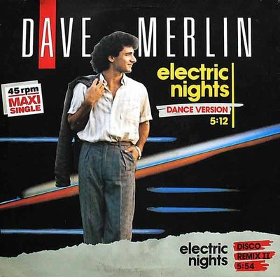 Dave Merlin - Electric Nights - Used Vinyl Record 12 - E14981z