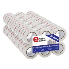 Tape Logic Packing Tape 36-Rolls 2 X 55 Yd - Industrial Strength Packaging Tape