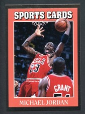 1991 ALLAN KAYE'S SPORTS CARDS NEWS MAGAZINE HAND CUT #2 MICHAEL JORDAN
