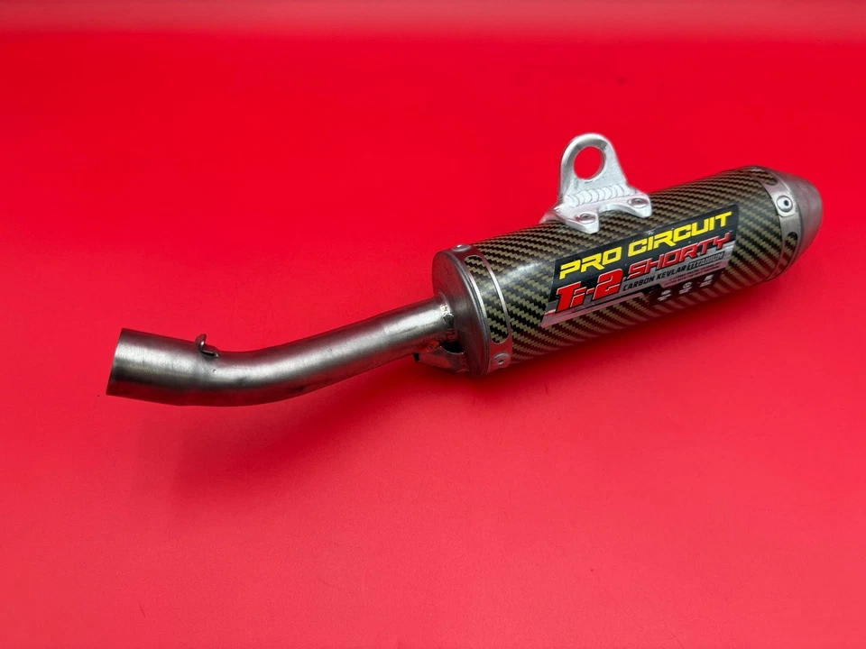 Silenciador de tubo de escape 2002-2007 Honda CR125R Pro Circuit Ti-2 titânio aço inoxidável - Imagem 2 de 4