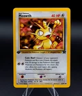 Meowth Pokemon Card 1st Edition Team Rocket 62/82 Common TCG 2000 WOTC
