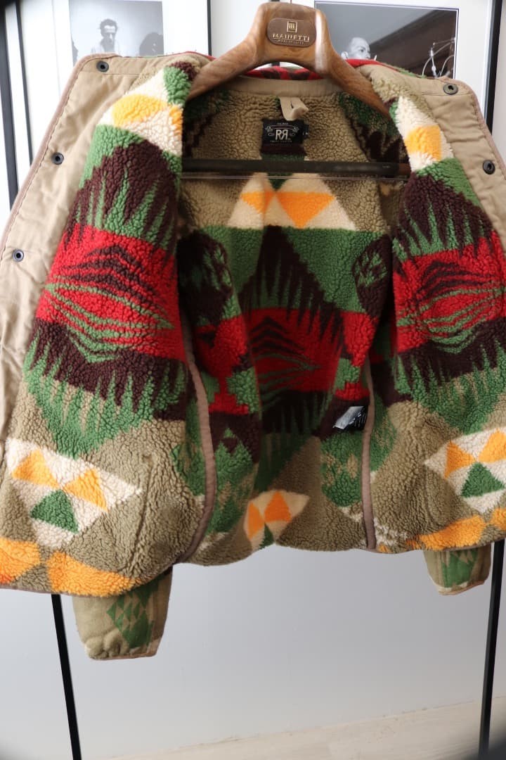 RRL native pattern fleece jacket - image 7