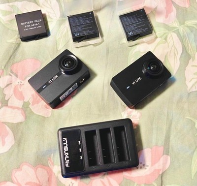 2x ''GoPro'' LIKE (model Xiaomi Yi Lite) Action Kamera   4K
