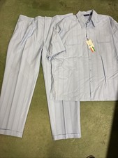 Mens J. Vital 2pc Walking Leisure Suit Blue NWT Size 4X/46-48
