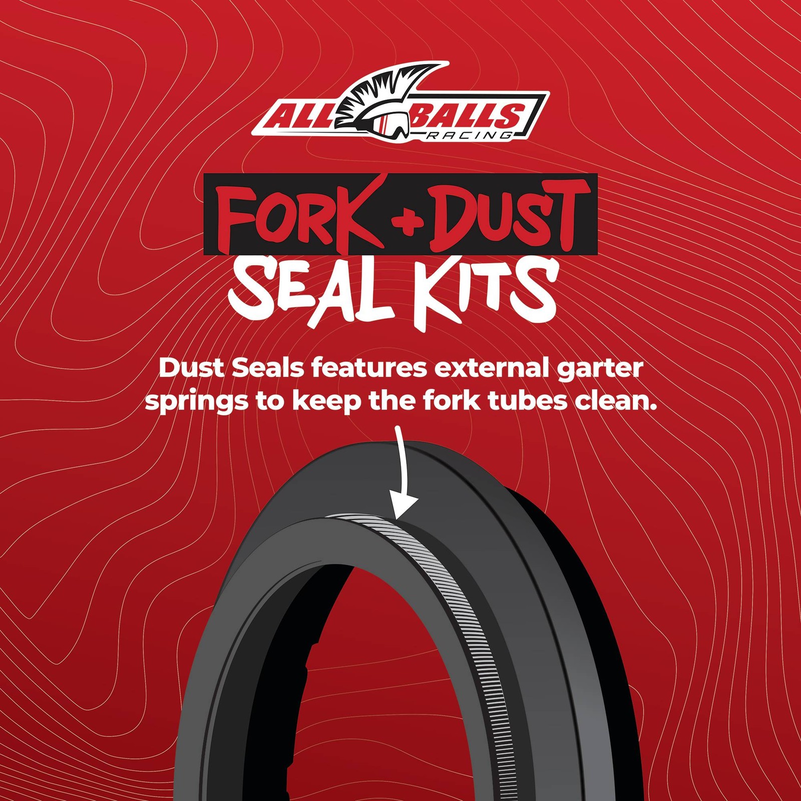 All Balls Fork & Dust Seal Kit for Cagiva Raptor 1000 00-05 Raptor 650 01-06