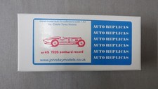 1:43  AUTO REPLICAS  A.R. 49  1926 PANHARD RECORD "RAZOR BLADE"  WHITE METAL KIT