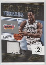 2018-19 Absolute Memorabilia Established Threads Level 2 David Robinson HOF 0a2