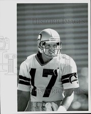 1990 Press Photo Seattle Seahawks Football Player Dave Krieg - afa06148
