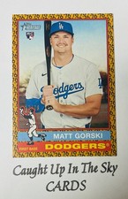 2025 Topps Heritage High Matt Gorski RC “Color of the Year” #17/76 Freedom Year