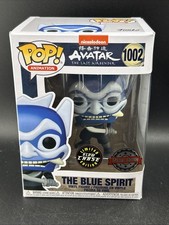 Figura Funko Pop Last Airbender The Blue Spirit Glow Chase Edición Especial #1002