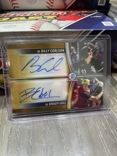 2025 Bowman Draft Dual Prospect Auto - Billy Carlson / Brady Ebel- Gold /50