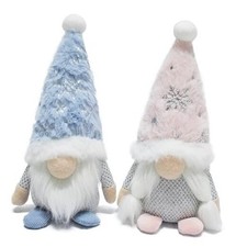 Christmas Decoration Pink Blue Snowflake Gnomes,Holiday Xmas Home Ornaments