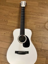 Martin Little Martin LX White Mini Acoustic Guitar Rare Color Used
