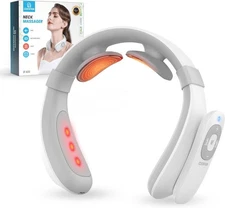 COMFIER Portable Heated Neck Massager, FSA EMS Intelligent Electric Neck...