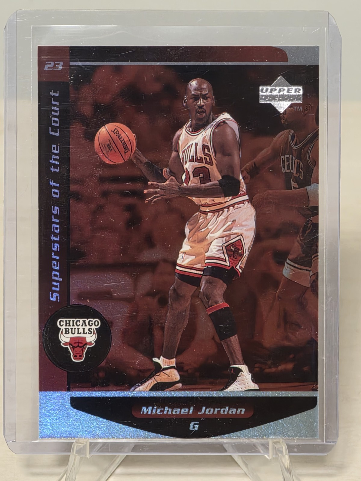 1998-99 Upper Deck Ovation Superstars of the Court Michael Jordan #C1 HOF Bulls