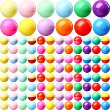 MiniInflat 300 Pcs 2" Empty Vending Machine Capsules Colored Round