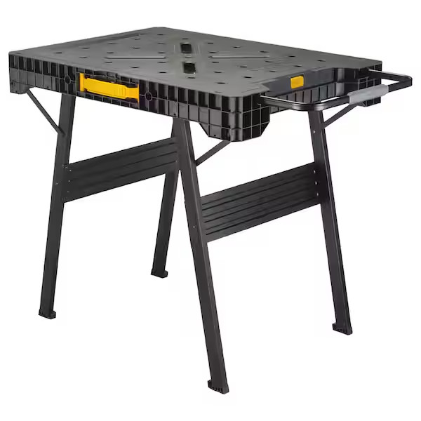 dewalt workbench folding table lightweight sturdy large surface work portable