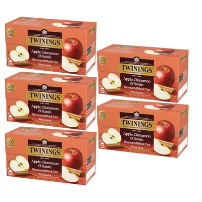 Twinings Apple Cinnamon Raisin Black Tea 25 Bags Choose 1 2 5 10 15 Packs