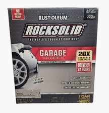 Rust-Oleum Rocksolid Garage Floor Coating Kit, Mocha, 1 Car - Extreme High Gloss