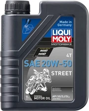 Liqui Moly 4T Mineral Street Motor Oil - 20W-50 - 1L Motorcycle ATV/UTV PWC 1 L.