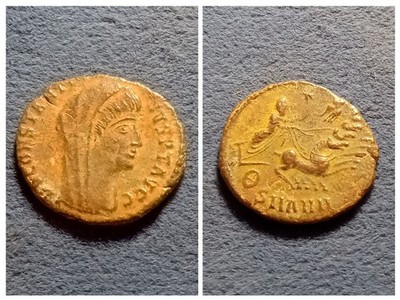 Divus Constantine I. The Great, Died 337 AD. AE Follis, Antioch Hand of God 