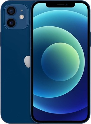 Apple iPhone 12 64GB blau entsperrt Smartphone voll funktionsfähig 97 Stück Batteriezustand