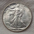 1937-P Walking Liberty Half Dollar UNC, Silver Unexamined