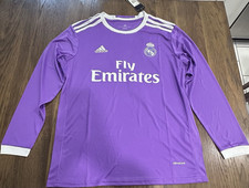 adidas Real Madrid Cristiano Ronaldo #7 Purple Soccer Jersey M 