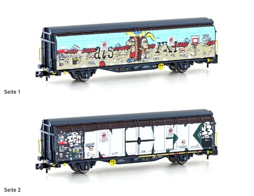 Hobbytrain H24663 Schiebewandwagen Hbbillns SBB Ep.VI 1:160 Spur N