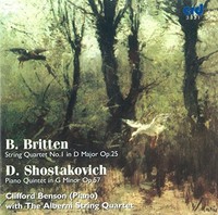 Alberni Quartet/Bens - Britten String Quartet In D - Cd - G3Z