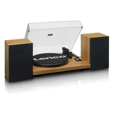 Lenco Record Player With Transmission Belt Wood