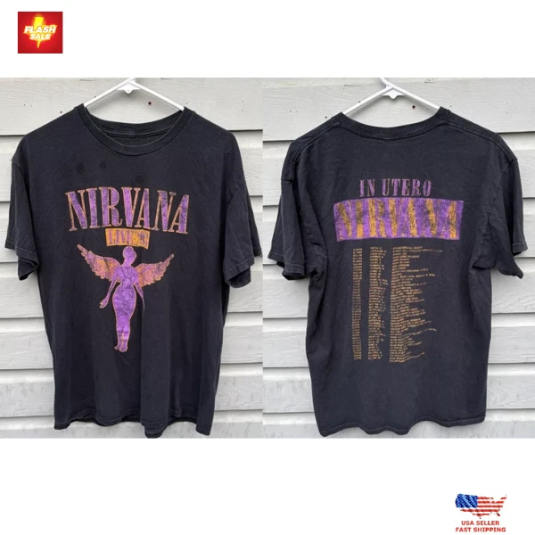 nirvana tour shirt products for sale | eBay
