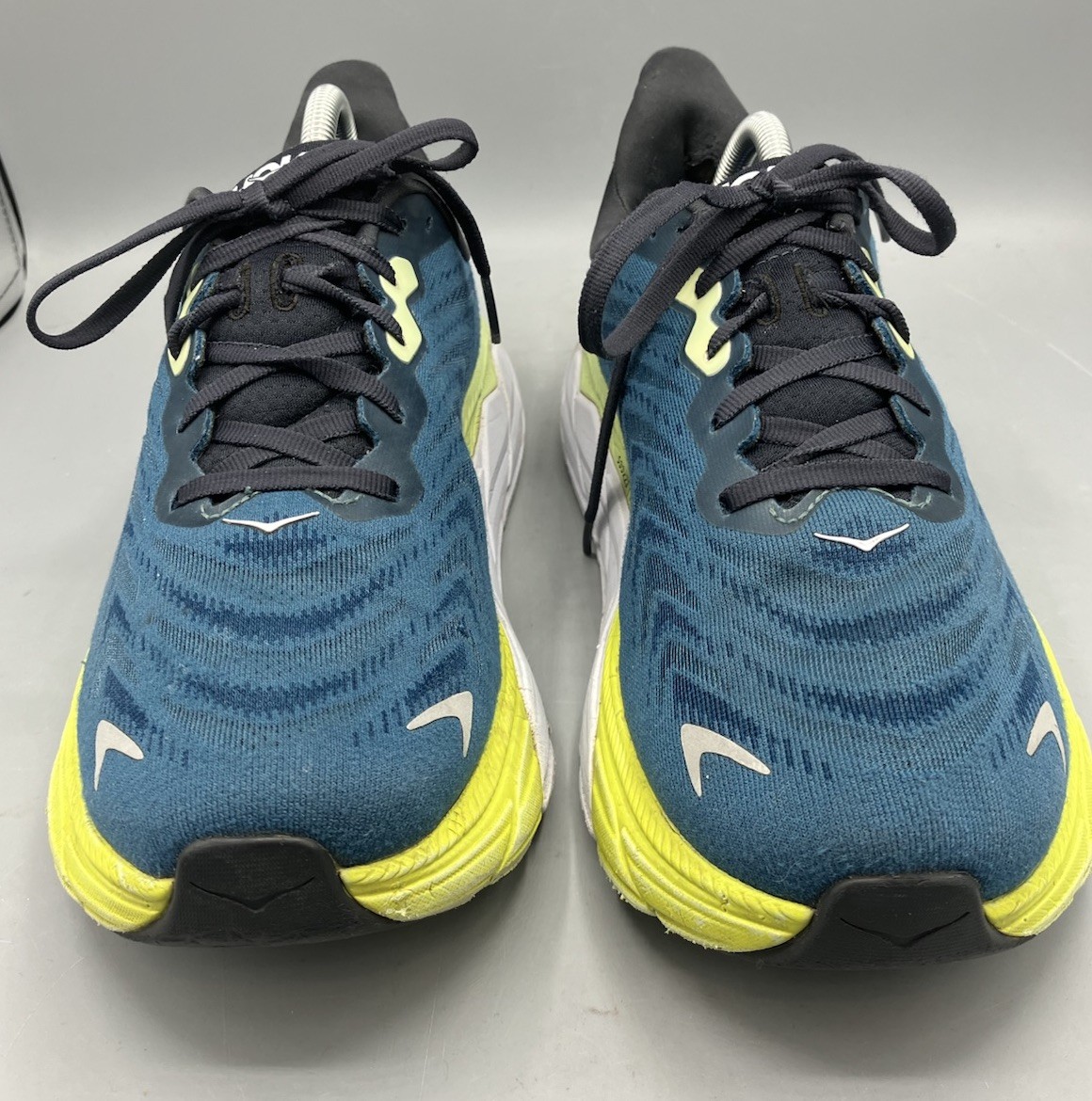 Hoka One One Shoes Sneakers Mens 10D Blue Yellow M Arahi6 1123194 BGBCR thumbnail 2