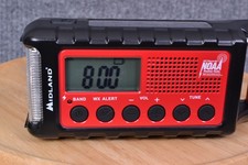 Midland ER310 Emergency Hand Crank Radio Flashlight Dog Whistle Charger WX Alert