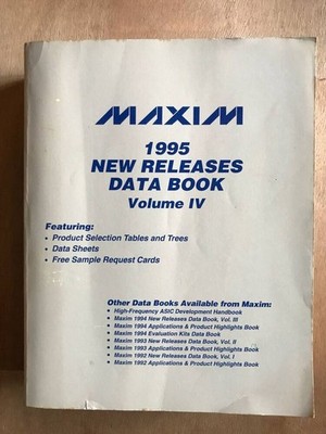 MAXIM 1995 new releases data book Volume IV | Guter Zustand