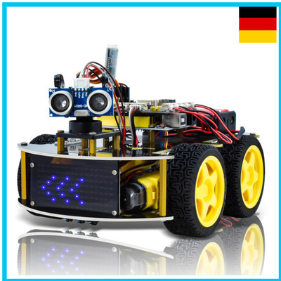 KEYESTUDIO 4WD Smart Car Robot Starter Kit Arduino STEM Education Robotics
