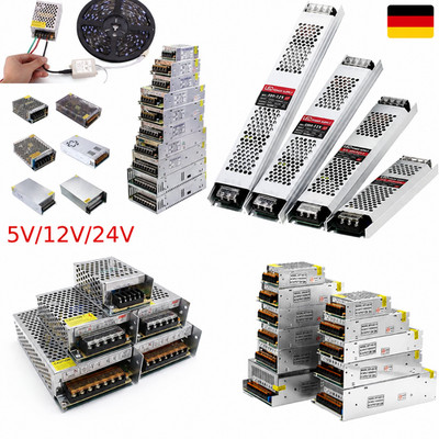 DC 5V 12V 24V LED Netzteil Trafo Schaltnetzteil Adapter Netzteil LED Streifen