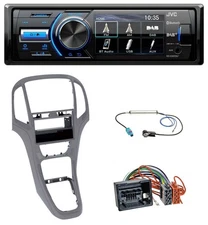 JVC Bluetooth MP3 USB DAB Car Stereo for Vauxhall Astra J 2009 Onwards Titanium Grey