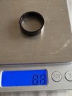 Vintage Black Stainless Steel & Cz  Men’s Ring Sz 11 — photo 8