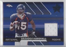 2006 Leaf Rookies & Stars Longevity Rookie Sapphire 38/249 Brandon Marshall r7q