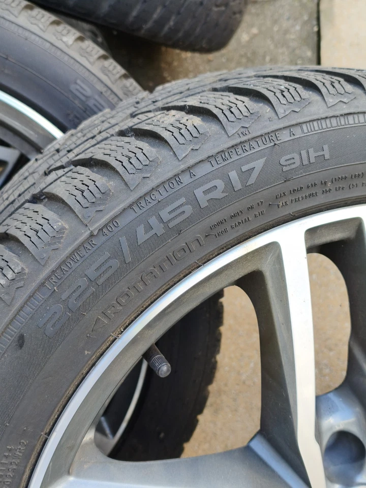 Winterkompletträder Radsatz x 4 17 Zoll Audi Seat Skoda VW Volkswagen - Bild 3 von 4