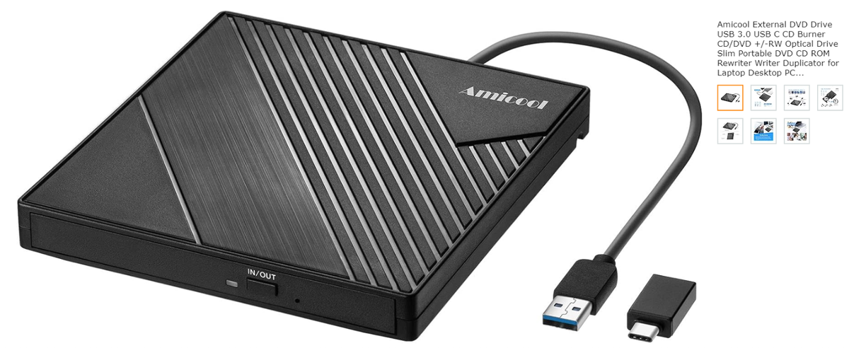 Amicool External DVD Drive and CD Burner | eBay