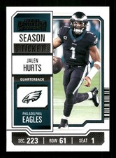 2023 Panini Contenders - Season Ticket #81 Jalen Hurts