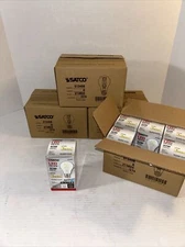24) Satco LED Dimmable Bulbs S12408 - 450 Lumens - Warm White - A19 - Case of 24