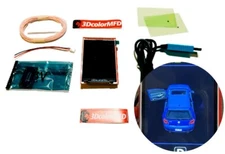 3DCOLORMFD installation kit for VW AUDI SEAT SKODA. Color Display for dashboard.