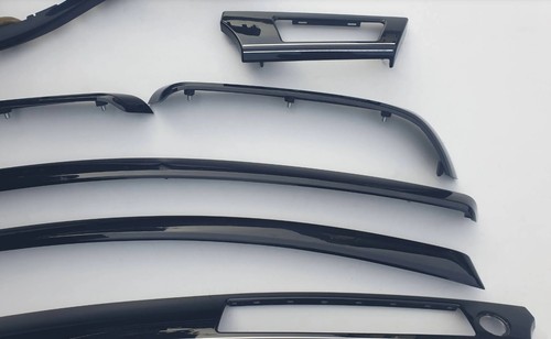 Kit de molduras interiores negras BMW 3 E90 E91 IC LHD para consola central - Imagen 24 de 24