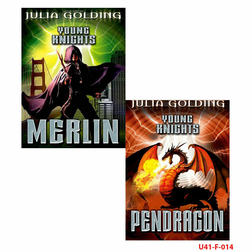Julia Golding Young Knights Series Collection of 2 Books Set (Merlin,Pendragon)