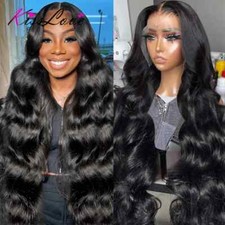 Body Wave 13x6 HD Lace Front Human Hair Wigs Pre Plucked 5x5 Lace Closure Wigs