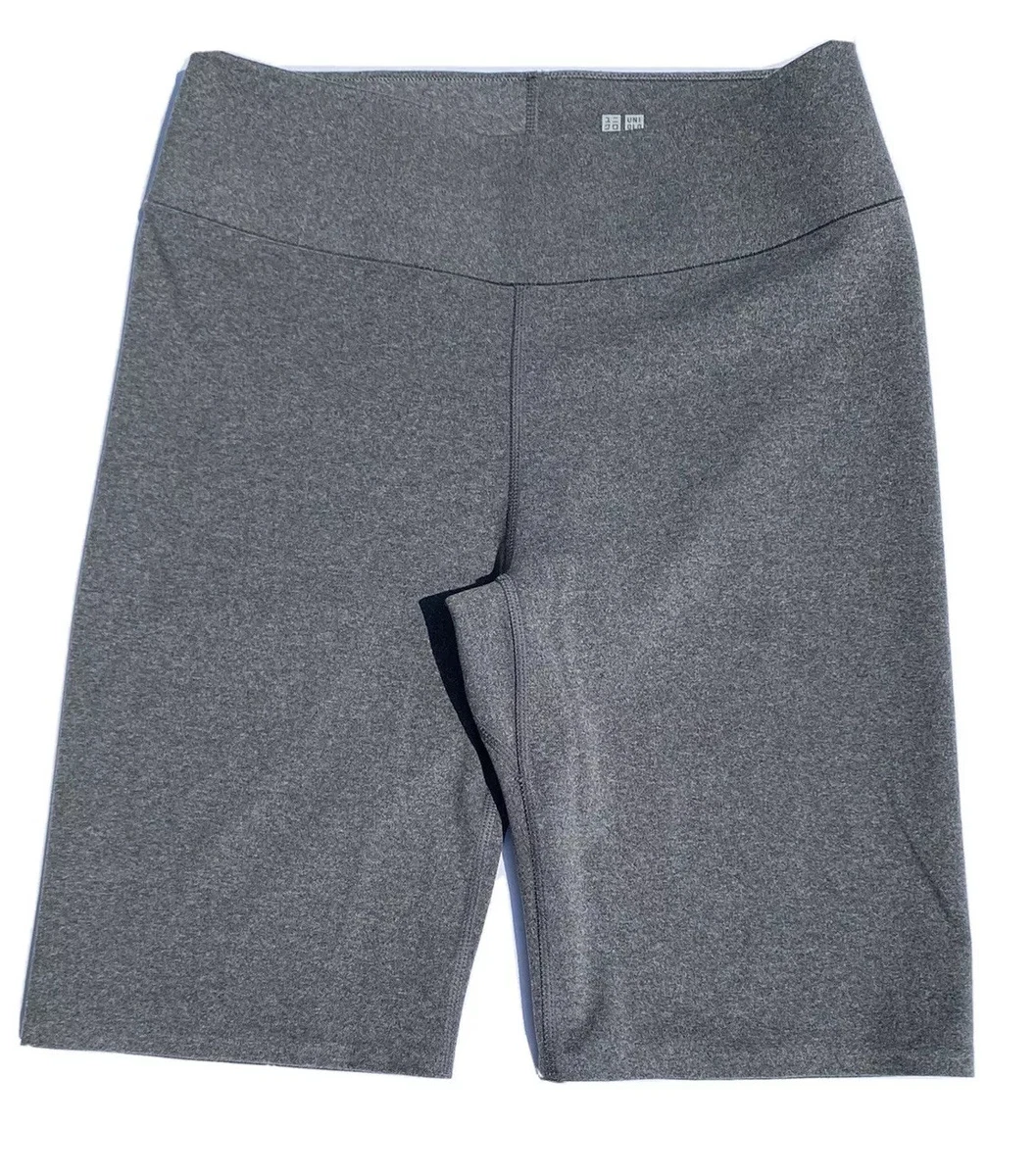 Uniqlo AIRism Women Medium Heavyweight Gray Biker shorts Cool touch